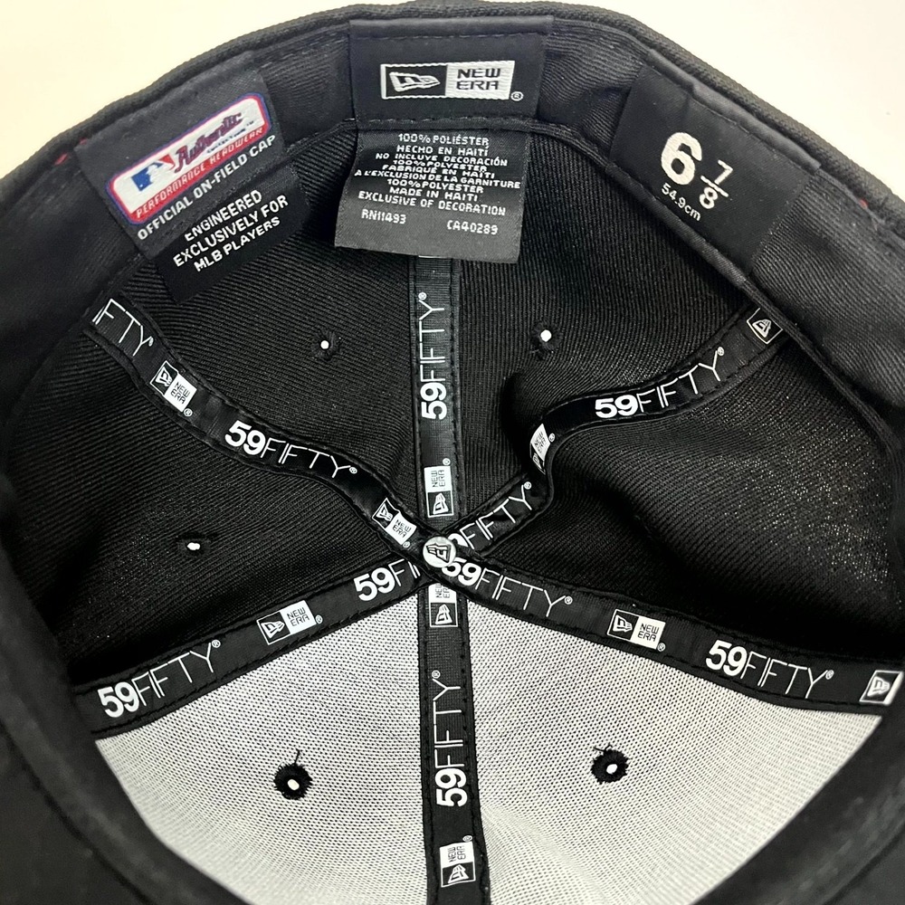 New Era 59Fifty Colorado Rockies Men's Baseball Cap 6 7/8 Black MLB Fitted Hat - Picture 7 of 11